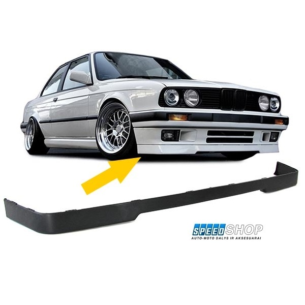 BMW 3 (E30) priekinio bamperio pažeminimas IS